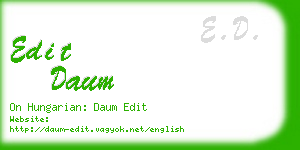 edit daum business card